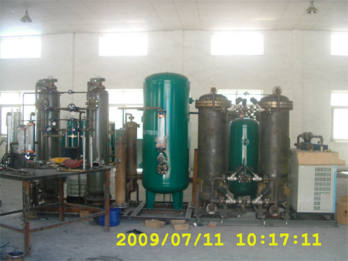 粉末冶金制品燒結(jié)專用制氮機(jī)帶純化設(shè)備